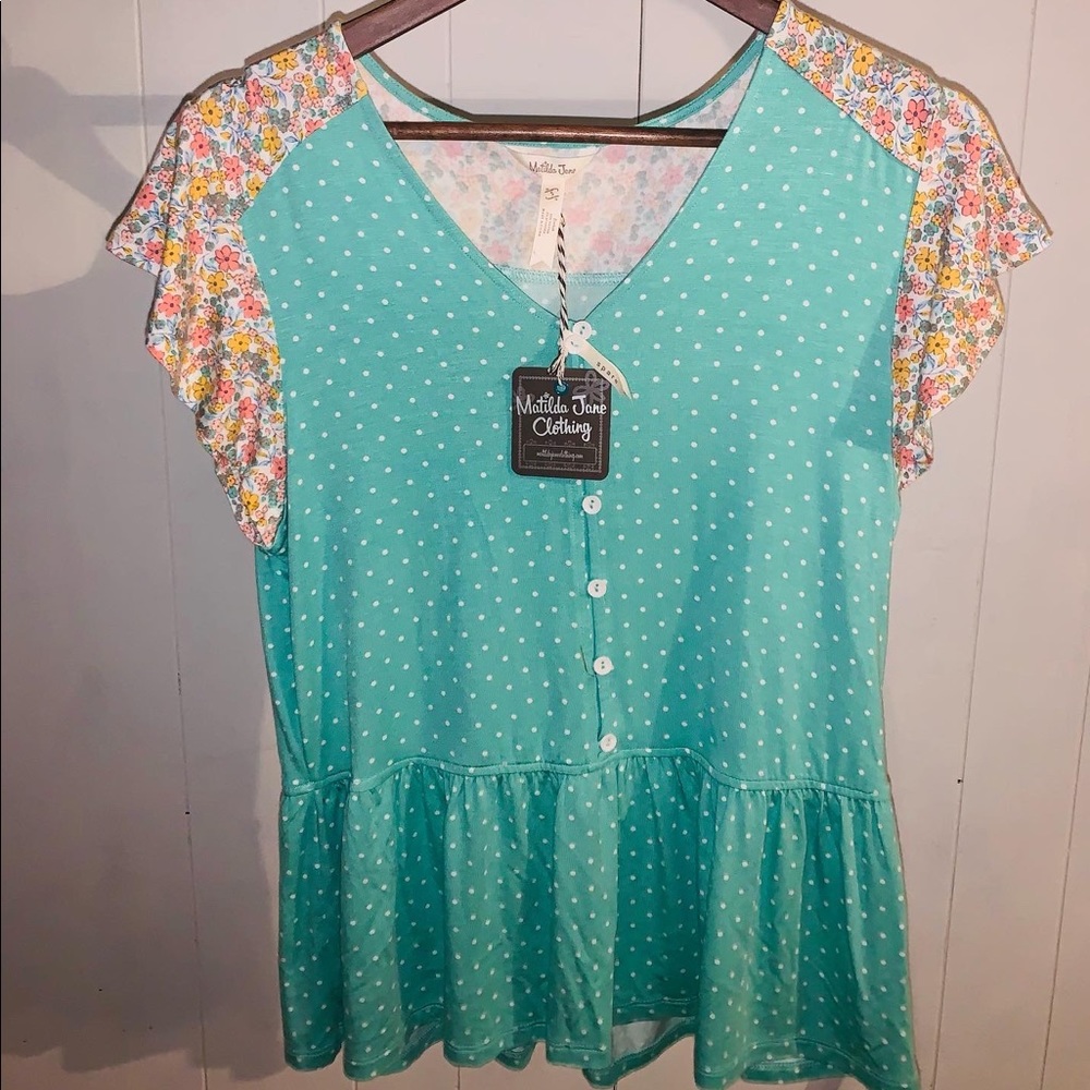 NWTS Matilda Jane Free to Be Top Size small